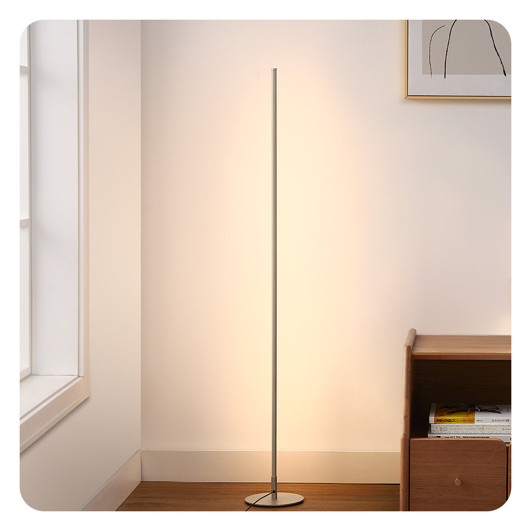 Allana 57.5"  Dimmable LED Novelty Corner Floor Lamp